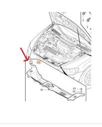 S60/V60/C30/XC60/ KAPUT AYAR TAKOZU