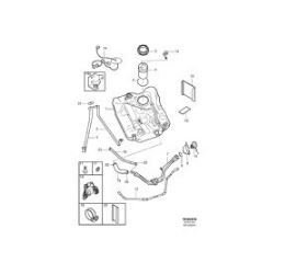 NS40 / V50 YAKIT POMPASI İÇ ( ŞAMADIRANIN İÇİNDEKİ )