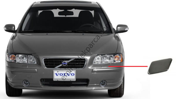 VOLVO S60 2005- FAR YIKAMA KAPAĞI SOL