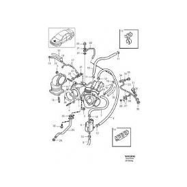 S40 / V40 TURBO YAĞLAMA BORUSU ( TURBODAN MOTORA GİDEN )
