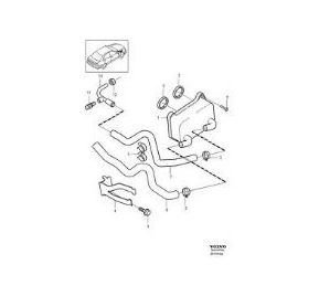 S40 / V40 YAĞ SOĞUTUCU HORTUMU