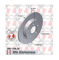 NS40/V50/C30/C70 DİSK ARKA KARBON KAPLAMALI