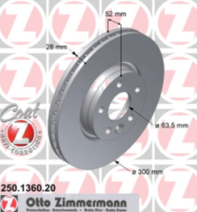S60 2010- / S80 - V70-/XC70 2007- ÖN FREN DİSKİ ( 16 İNÇ ) SPORT