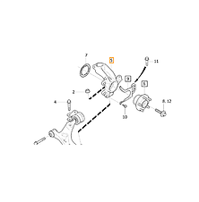 NS40/V50/C30/C70 SAĞ ÖN TAŞIYICI