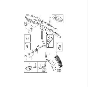 S40 / V40 PEDAL ÜSTÜ LASTİĞİ