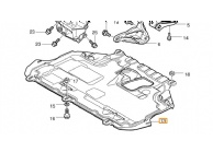 NS40 / V50 / C30 MOTOR ALT MUHAFAZA ( Orijinal Volvo )