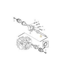 S40/S60/S80/XC60/XC70/XC90 AKİS SAĞ YAĞ KANALLI