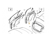 NS40/ V50 ARKA KAPI YAN FİTİLİ SAĞ