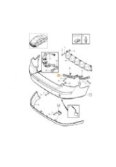 NS40/ V50 ARKA TAMPON YAN BRAKETİ SOL