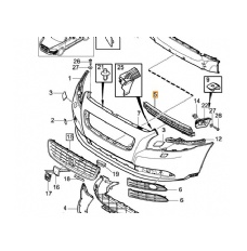 NS40/V50 ÖN TAMPON ORTA ALT IZGARA