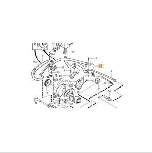S40/V40 DİREKSİYON KUTUSU BASINÇ HORTUMU