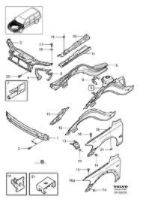 S60 / V70 SAĞ FAR SAC KENARI