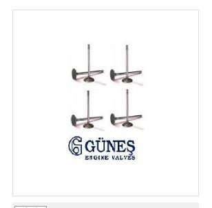 NS40 / V50 / S80 1,6 DİZEL MOTORLARDA KULLANILAN EKSOZ SUBAPI