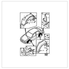 S40 / V40 2001- PAÇALIK ARKA SOL