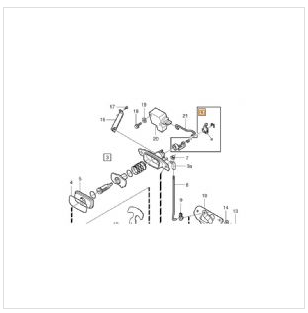 S40 / V40 BAGAJ KAPAĞI KİLİD İÇİ TAMİR TAKIMI