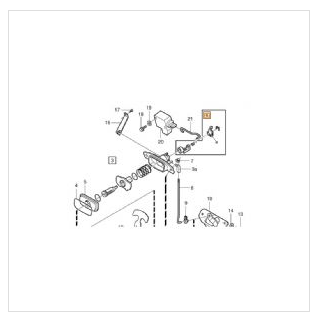 S40 / V40 BAGAJ KAPAĞI KİLİD İÇİ TAMİR TAKIMI