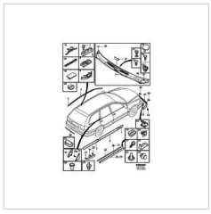 S40 / V40 KAPI ÇITASI SOL / SAĞ