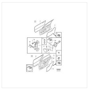 S40 / V40 KAPI SACI ÖN SOL