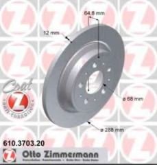 S60/V70/XC70/S80 ARKA DİSK