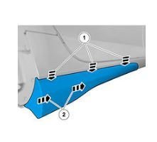 V40 2013 - MARŞBİYEL KAPLAMASI SOL CROSS COUNTRY
